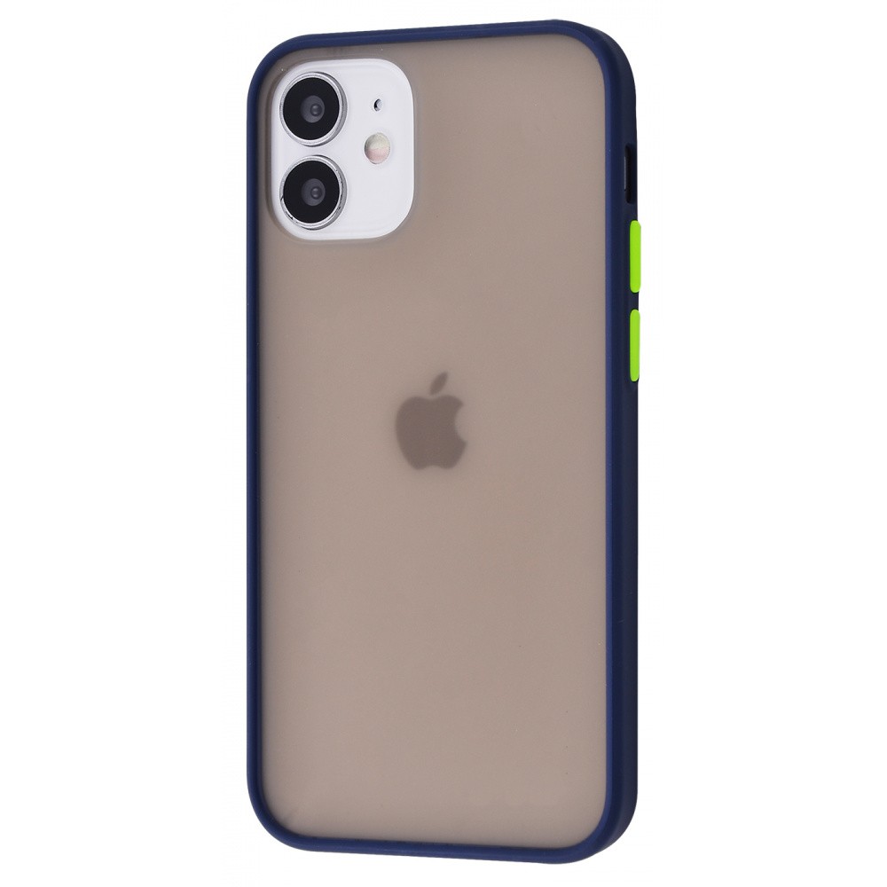 🍉 Чехол Shadow Matte Case (PC+TPU) iPhone 12 mini dark blue | Купить, цены  в Киеве, Украине