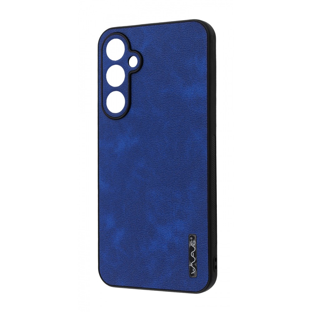 Фотография WAVE Leather Case Samsung Galaxy S23 FE blue