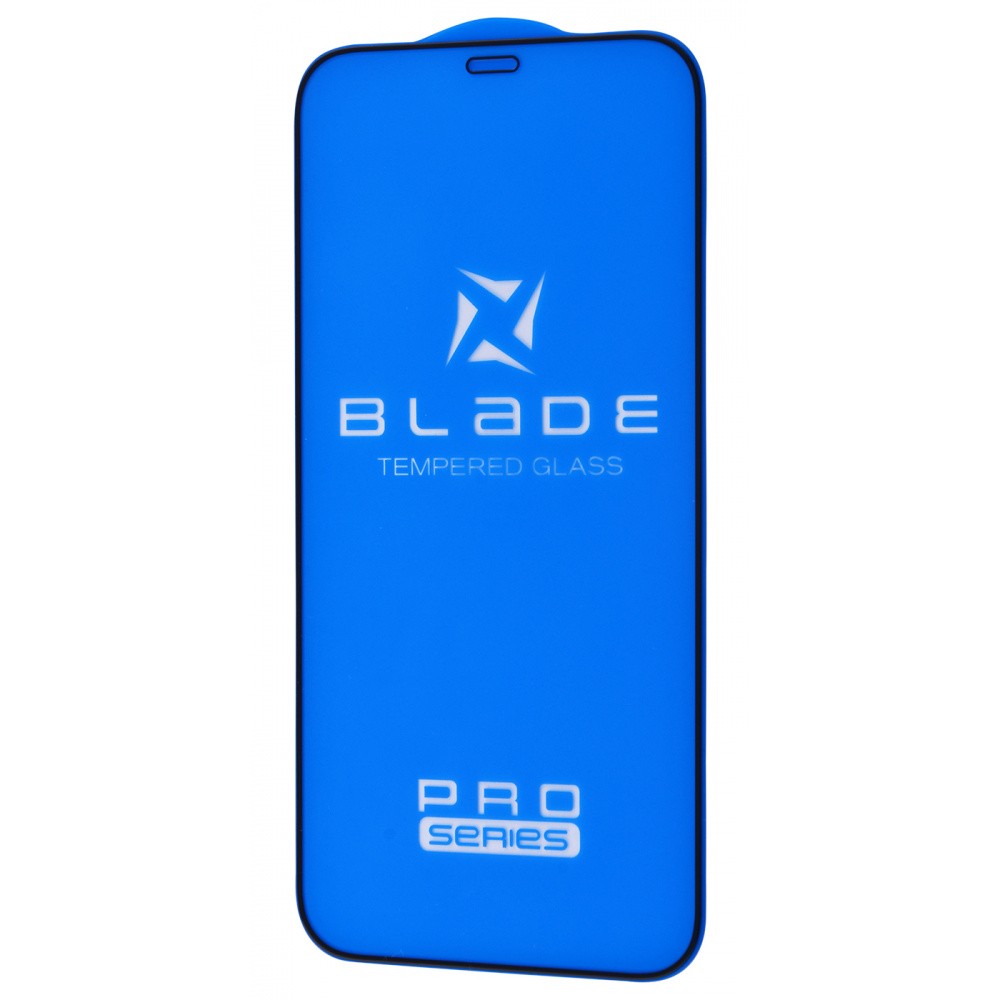 Фотография Protective Glass BLADE PRO Series Full Glue iPhone 12/12 Pro black