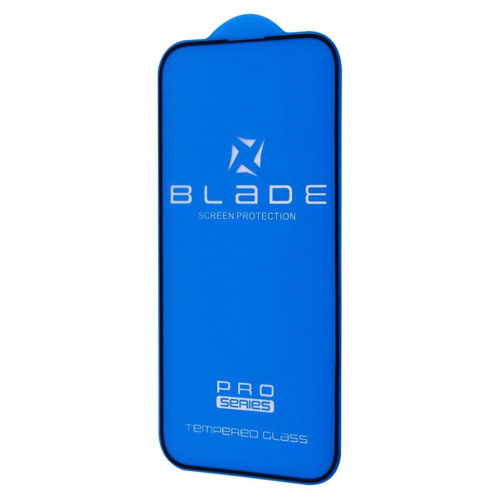 Фотография Protective Glass BLADE PRO Series Full Glue iPhone 14 Pro без упаковки black