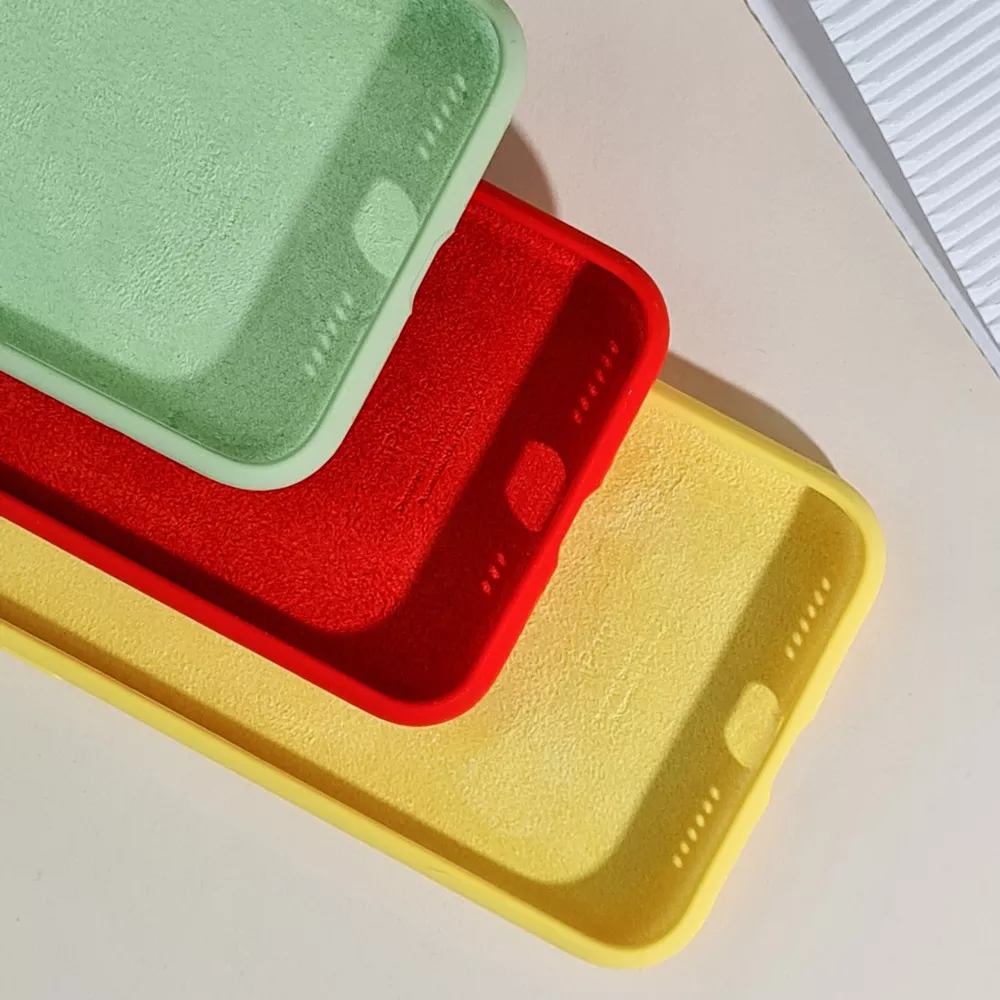 Silicone Case Camera Protection iPhone 11 Pro Max yellow фотографія