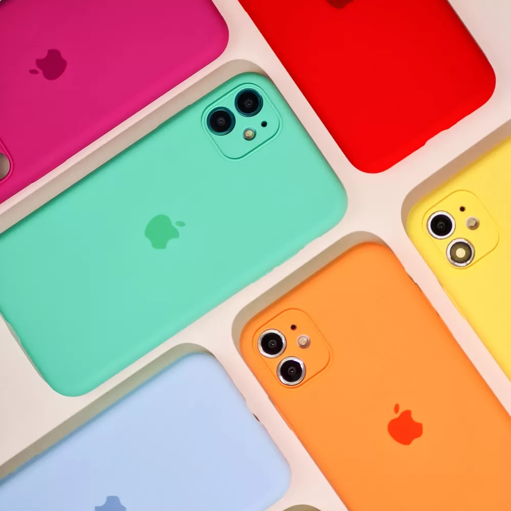 Silicone Case Camera Protection iPhone 11 Pro Max spearmint фотографія