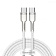 Кабель Baseus Cafule Metal Type-C to Type-C 100W (2m) white Кабель Baseus Cafule Metal Type-C to Type-C 100W (2m) white