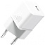 Network Charger Baseus GaN5 Mini Fast Charger Type-C 20W (With Clable Type-C to Type-C 100W 1m) white Network Charger Baseus GaN5 Mini Fast Charger Type-C 20W (With Clable Type-C to Type-C 100W 1m) white