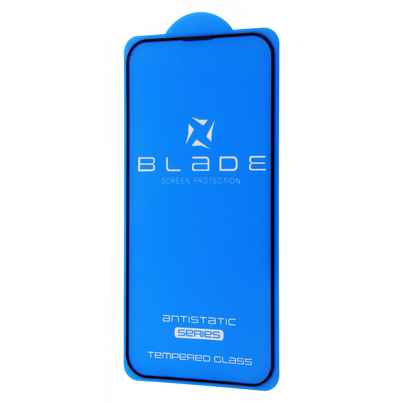 Фотографія Glass BLADE ANTISTATIC Series Full Glue iPhone 13/13 Pro/14 black