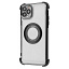 Glossy Case with Magnetic Ring iPhone iPhone 12 Pro Max black Glossy Case with Magnetic Ring iPhone iPhone 12 Pro Max black