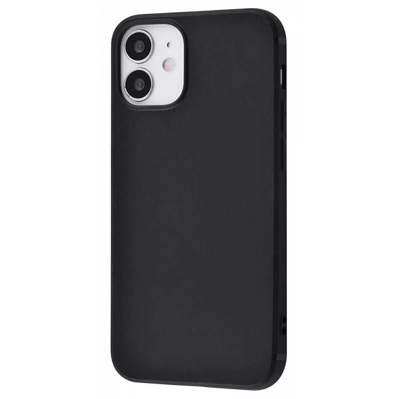 Фото чохла Silicone Case 0.5 mm Black Matt iPhone 12 mini