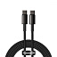 Кабель Baseus Tungsten Gold Type-C to Type-C 100W (2m) black Кабель Baseus Tungsten Gold Type-C to Type-C 100W (2m) black