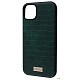 SULADA Crocodile Leather Case iPhone 14 Plus green