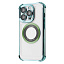 Glossy Case with Magnetic Ring iPhone iPhone 14 Pro green Glossy Case with Magnetic Ring iPhone iPhone 14 Pro green