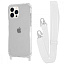 WAVE Clear Case with Strap iPhone 13 Pro white WAVE Clear Case with Strap iPhone 13 Pro white