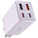 Network Charger Baseus GaN6 Pro Fast Charger 2 Type-C + 2 USB 65W purple Network Charger Baseus GaN6 Pro Fast Charger 2 Type-C + 2 USB 65W purple