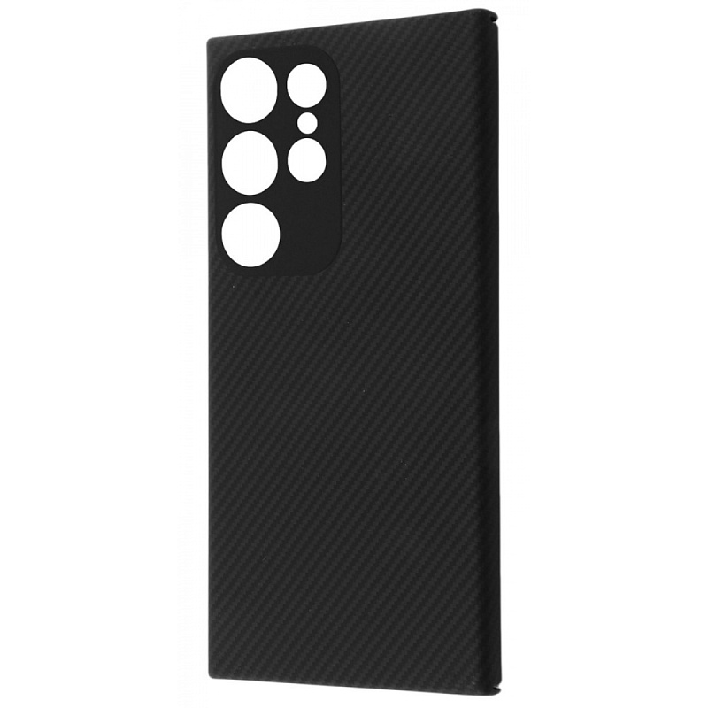 Фото чохла WAVE Premium Carbon Slim with Magnetic Ring Samsung Galaxy S24 Ultra black