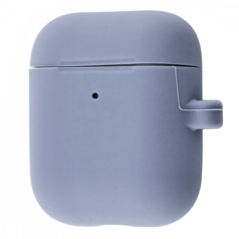 Фото чохла Silicone Case Slim with Carbine for AirPods 2 lavender gray