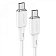 Кабель Acefast C2-03 Type-C to Type-C 60W (1.2m) white Кабель Acefast C2-03 Type-C to Type-C 60W (1.2m) white