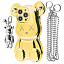 Teddy Bear Case with Strap iPhone 15 Pro gold Teddy Bear Case with Strap iPhone 15 Pro gold