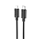 Кабель Hoco X88 Magic silicone 20W Type-C to Lightning (1m) black Кабель Hoco X88 Magic silicone 20W Type-C to Lightning (1m) black