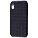 Natural Leather Weaving case iPhone Xr black Natural Leather Weaving case iPhone Xr black