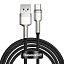 Кабель Baseus Cafule Metal Data Type-C 66W (2m) black Кабель Baseus Cafule Metal Data Type-C 66W (2m) black