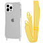 WAVE Clear Case with Strap iPhone 13 Pro yellow WAVE Clear Case with Strap iPhone 13 Pro yellow