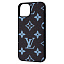 Louis Vuitton Case (leather) iPhone 13 blue/logo Louis Vuitton Case (leather) iPhone 13 blue/logo