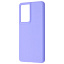 WAVE Full Silicone Cover Samsung Galaxy S21 Ultra (G998B) light purple WAVE Full Silicone Cover Samsung Galaxy S21 Ultra (G998B) light purple