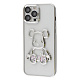 Shining Bear Case iPhone 14 Pro Max silver