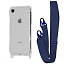 WAVE Clear Case with Strap iPhone Xr midnight blue WAVE Clear Case with Strap iPhone Xr midnight blue