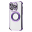 Glossy Case with Magnetic Ring iPhone iPhone 14 Pro purple Glossy Case with Magnetic Ring iPhone iPhone 14 Pro purple