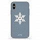 Pump Tender Touch Case for iPhone X/XS Snowflake