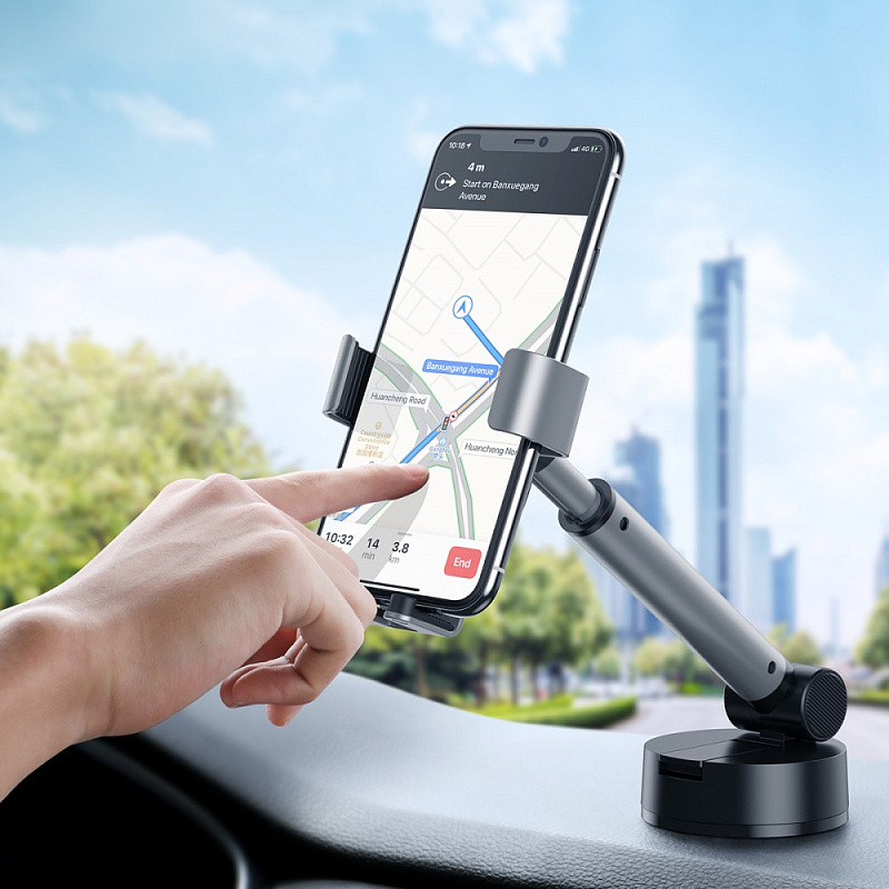 Holder Baseus Simplism Gravity Car Mount With Suction Base red