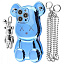 Teddy Bear Case with Strap iPhone 13 Pro sierra blue Teddy Bear Case with Strap iPhone 13 Pro sierra blue