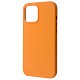 WAVE Premium Leather Edition Case with MagSafe iPhone 12 Pro Max orange