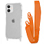 WAVE Clear Case with Strap iPhone 11 orange WAVE Clear Case with Strap iPhone 11 orange