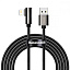 Кабель Baseus Legend Series Elbow Fast Charging Lightning 2.4A (2m) black Кабель Baseus Legend Series Elbow Fast Charging Lightning 2.4A (2m) black