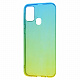 Silicone Case 0.5 mm Gradient Design Samsung Galaxy M31 (M315F) blue/yellow