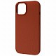 WAVE Full Silicone Cover iPhone 14 Pro brown