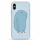 Pump Tender Touch Case for iPhone X/XS Blue Monster