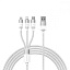 Кабель Baseus StarSpeed One-for-three Fast Charging USB (Micro USB+Lightning+Type-C) 3.5A (1.2m) white Кабель Baseus StarSpeed One-for-three Fast Charging USB (Micro USB+Lightning+Type-C) 3.5A (1.2m) white