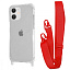 WAVE Clear Case with Strap iPhone 11 red WAVE Clear Case with Strap iPhone 11 red