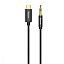 Кабель AUX Baseus Yiven Type-C to 3.5 mini jack (1.2m) black Кабель AUX Baseus Yiven Type-C to 3.5 mini jack (1.2m) black
