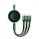 Кабель Baseus Bright Mirror 2 Series 3-in-1 (Micro USB+Lightning+Type-C) 66W (1.1m) green Кабель Baseus Bright Mirror 2 Series 3-in-1 (Micro USB+Lightning+Type-C) 66W (1.1m) green