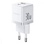 Wall Charger Baseus Palm Fast Charger Type-C+USB 30W (With Cable Type-C to Type-C 60W 1m) white Wall Charger Baseus Palm Fast Charger Type-C+USB 30W (With Cable Type-C to Type-C 60W 1m) white