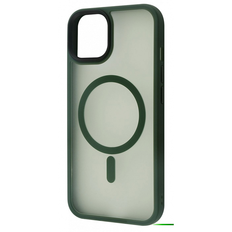 Фото чохла WAVE Matte Insane Case with MagSafe iPhone 13 green