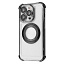 Glossy Case with Magnetic Ring iPhone iPhone 14 Pro black Glossy Case with Magnetic Ring iPhone iPhone 14 Pro black