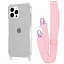 WAVE Clear Case with Strap iPhone 13 Pro pink sand WAVE Clear Case with Strap iPhone 13 Pro pink sand