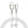 Кабель Baseus Cafule Metal Lightning 2.4A (1m) white Кабель Baseus Cafule Metal Lightning 2.4A (1m) white