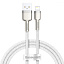 Кабель Baseus Cafule Metal Lightning 2.4A (1m) white Кабель Baseus Cafule Metal Lightning 2.4A (1m) white
