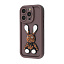 Pretty Things Case iPhone 15 Pro brown/rabbit Pretty Things Case iPhone 15 Pro brown/rabbit