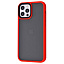 TOTU Shadow Matte Metal Buttons (PC+TPU) iPhone 12/12 Pro red TOTU Shadow Matte Metal Buttons (PC+TPU) iPhone 12/12 Pro red